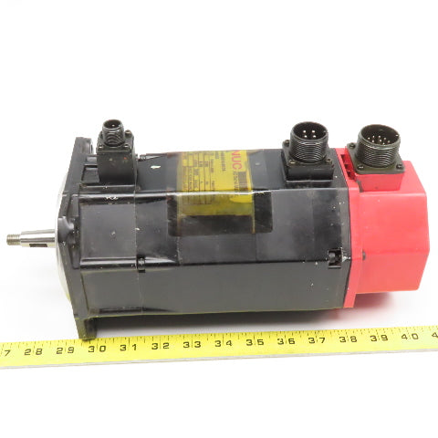 Fanuc A06B-0313-B174 127V 3Ph 8 Pole 3000RPM AC Servo Motor Brake