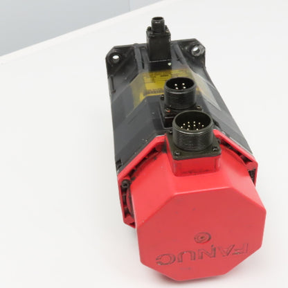 Fanuc A06B-0313-B174 127V 3Ph 8 Pole 3000RPM AC Servo Motor Brake