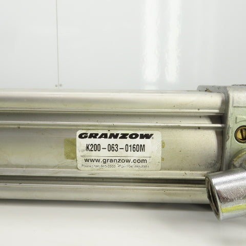 Granzow K200-063-0160M Pneumatic Cylinder 63mm Bore 160mm Stroke 20mm Rod