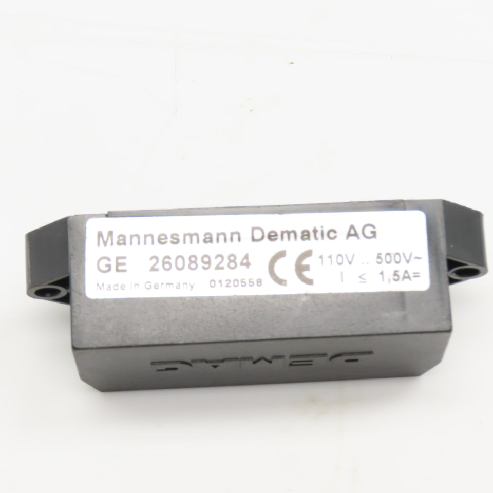 Dematic 26089284 Brake Control Relay 110-500VAC