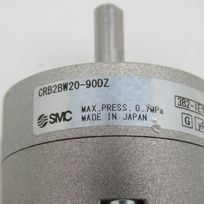 SMC CRB2BW20-90DZ 6mm Double Shaft Vane Pneumatic Type Rotary Actuator 90° Turn