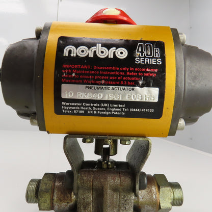 Norbro 40R Ser. 10-RKB40-1SG1E0-B-RB Pneumatic Actuator