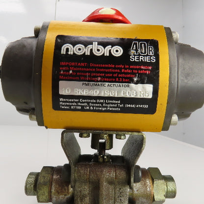 Norbro 40R Ser. 10-RKB40-1SG1E0-B-RB Pneumatic Actuator