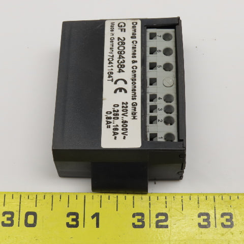 Demag 26094384 Brake Rectifier 220-500V
