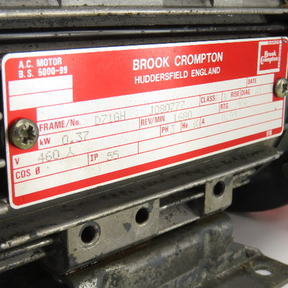 Vanton CC-PY12 GB-5694 Flex-I-Liner 0.37KW 1680RPM 460V 3PH Peristaltic Pump