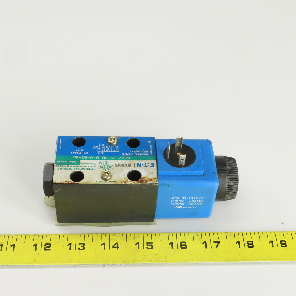 Eaton DG4V-3S-6B-M-U-B5-60 4/2 Position Solenoid Hydraulic Valve 120V 5000 PSI