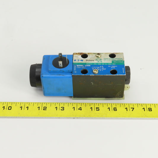 Eaton DG4V-3S-6B-M-U-B5-60 4/2 Position Solenoid Hydraulic Valve 120V 5000 PSI