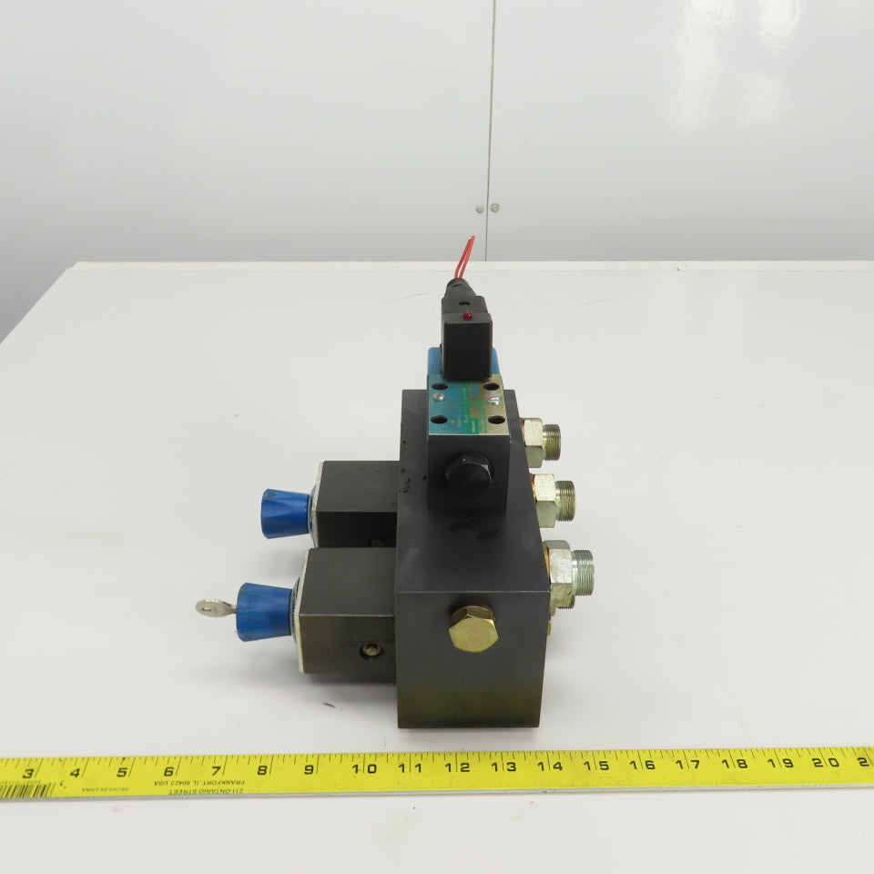 Vickers DG4V-3S-0A-M-U-B5-60 4/2 Solenoid Hydraulic Control Valve 5000PSI 120V
