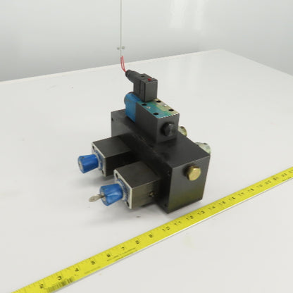 Vickers DG4V-3S-0A-M-U-B5-60 4/2 Solenoid Hydraulic Control Valve 5000PSI 120V