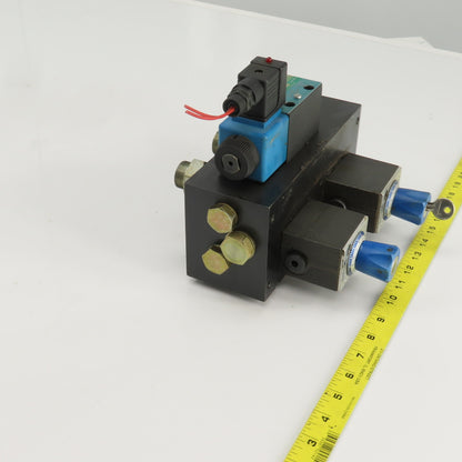 Vickers DG4V-3S-0A-M-U-B5-60 4/2 Solenoid Hydraulic Control Valve 5000PSI 120V