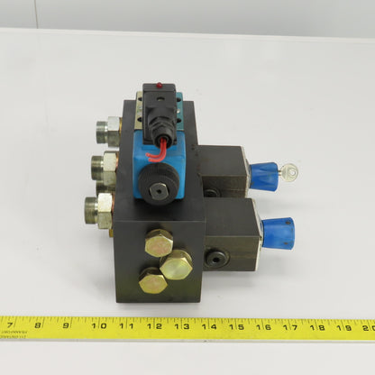 Vickers DG4V-3S-0A-M-U-B5-60 4/2 Solenoid Hydraulic Control Valve 5000PSI 120V