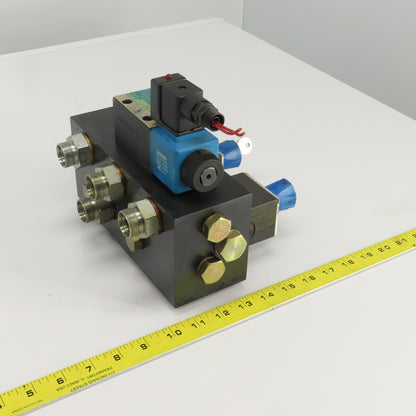 Vickers DG4V-3S-0A-M-U-B5-60 4/2 Solenoid Hydraulic Control Valve 5000PSI 120V