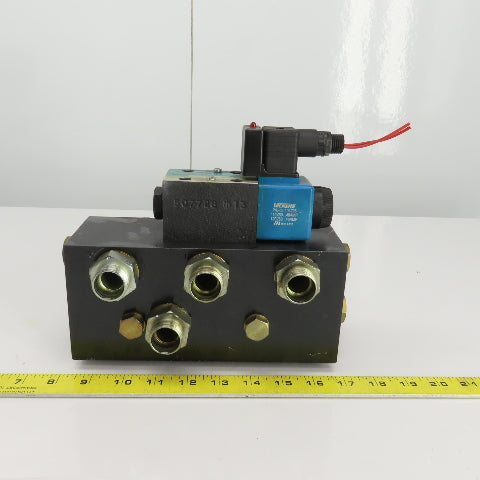 Vickers DG4V-3S-0A-M-U-B5-60 4/2 Solenoid Hydraulic Control Valve 5000PSI 120V