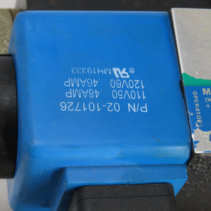 Vickers DGV4-3S-6B-M-U-B5-60 4/2 Position Solenoid Hydraulic Control Valve 120V