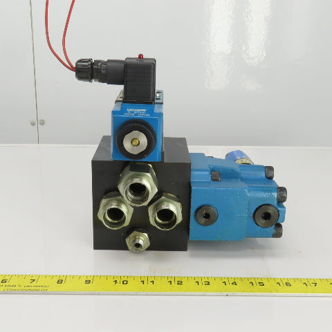 Vickers DG4V-3-0A-M-U-B6-60 4/2 Position Solenoid Hydraulic Valve 120V 5000PSI