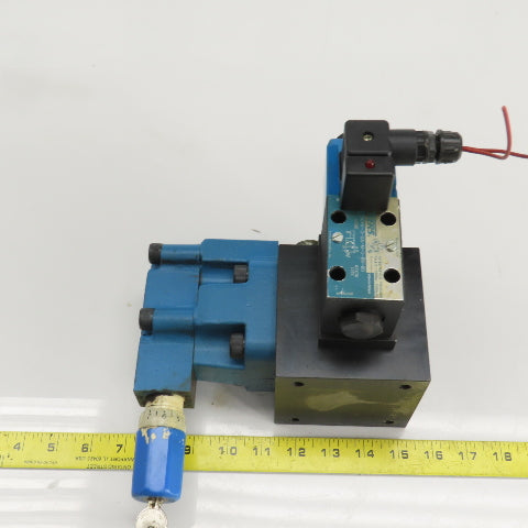 Vickers DG4V-3-0A-M-U-B6-60 4/2 Position Solenoid Hydraulic Valve 120V 5000PSI