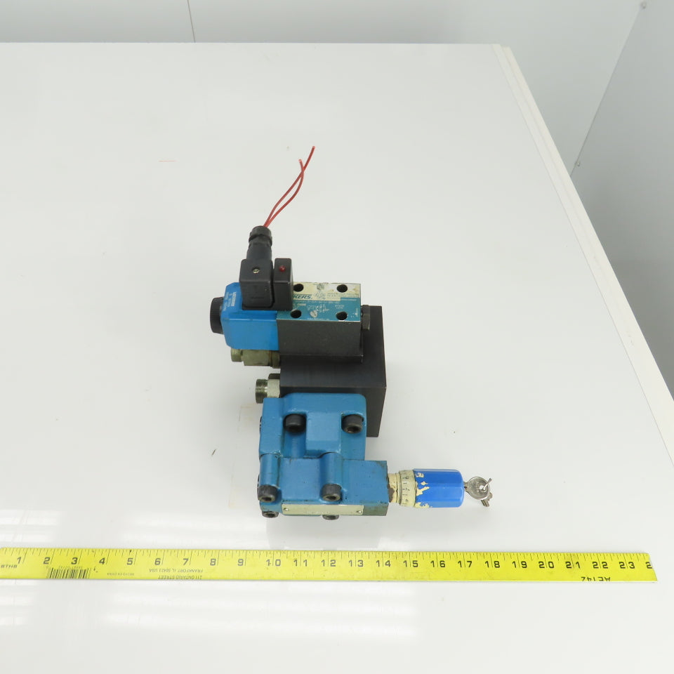 Vickers DG4V-3-0A-M-U-B6-60 4/2 Position Solenoid Hydraulic Valve 120V 5000PSI