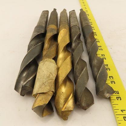 Misc. Lot Drill Bits 3MT Tapered High Speed Steel 23.75mm To 28mm Lot of 5