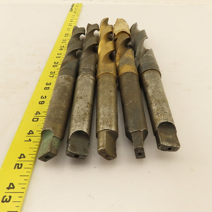 Misc. Lot Drill Bits 3MT Tapered High Speed Steel 23.75mm To 28mm Lot of 5