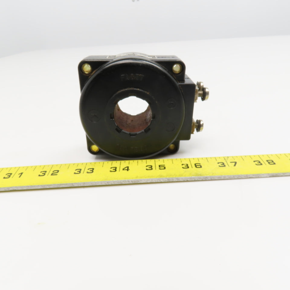Faget Model 320 UTD 50Hz 0.5/3kV 10VA 100/5A Pri Winding 1 Current Transformer