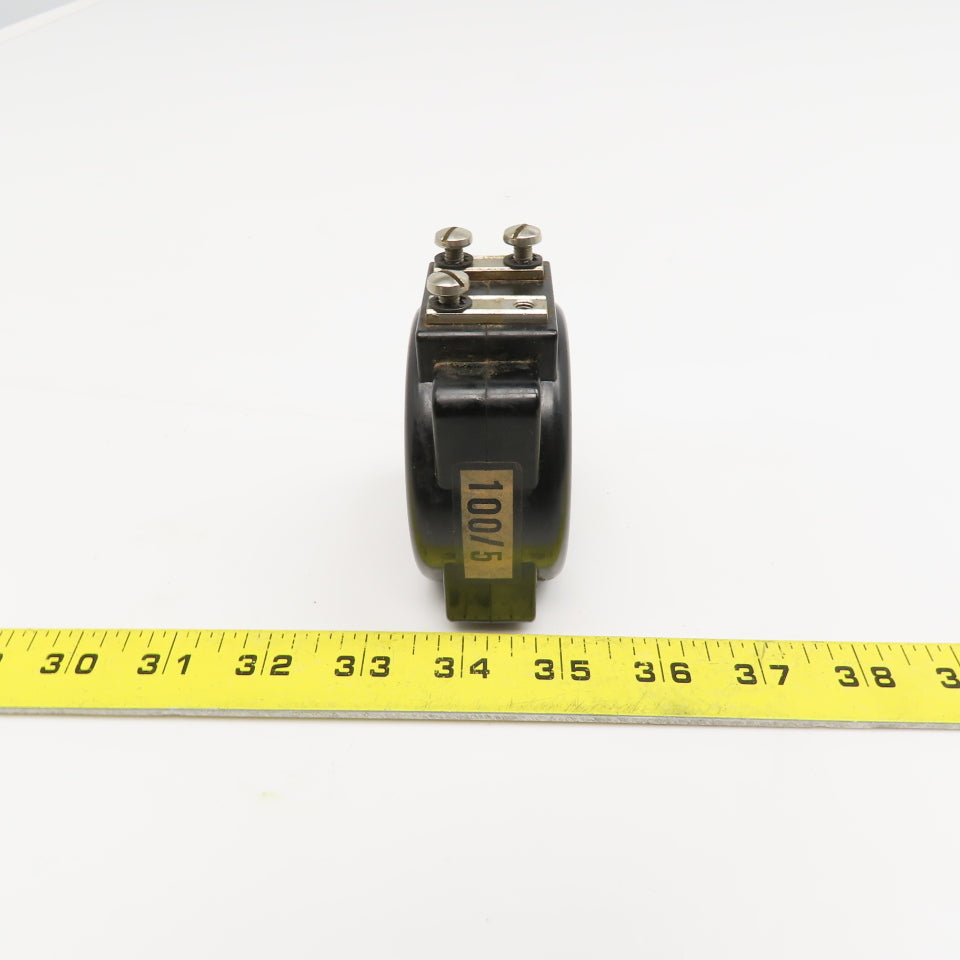 Faget Model 320 UTD 50Hz 0.5/3kV 10VA 100/5A Pri Winding 1 Current Transformer
