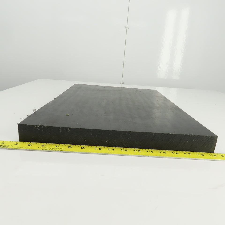 23" L x 15-1/2" W x 1-1/2" UHMW Polyethylene Sheet