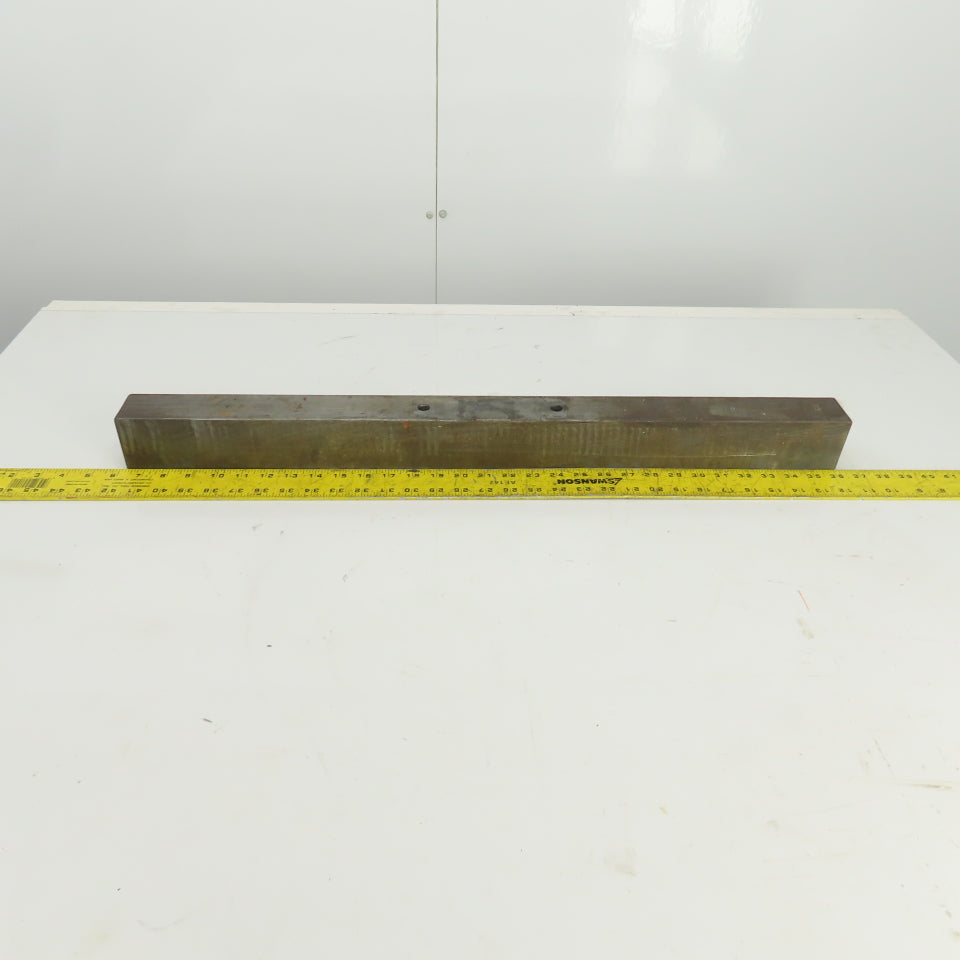 30" x 2-1/2" x 2" Steel Machining Setup Jig Bar
