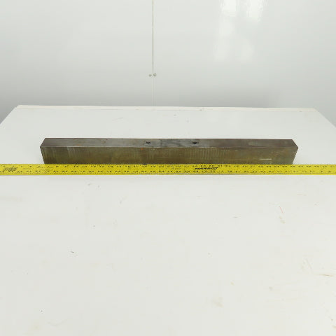 30" x 2-1/2" x 2" Steel Machining Setup Jig Bar