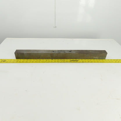 30" x 2-1/2" x 2" Steel Machining Setup Jig Bar