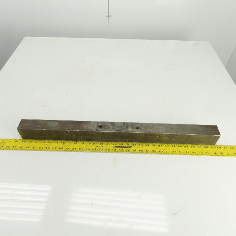 30" x 2-1/2" x 2" Steel Machining Setup Jig Bar