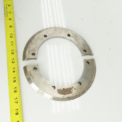 NG Heat Treat G-593 Split Ring Shear Slitter Blade 5-1/4" ID x 8-1/4" OD x 3/8"H