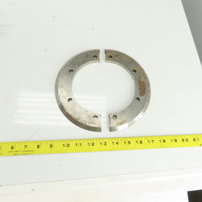 NG Heat Treat G-593 Split Ring Shear Slitter Blade 5-1/4" ID x 8-1/4" OD x 3/8"H