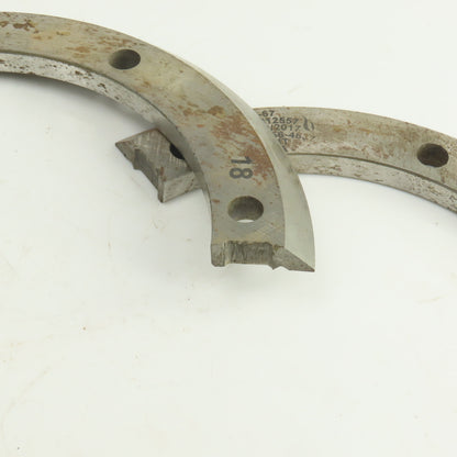 NG Heat Treat G-67 Split Ring Shear Slitter Blade 6" ID x 8-1/4" OD x 3/8"H