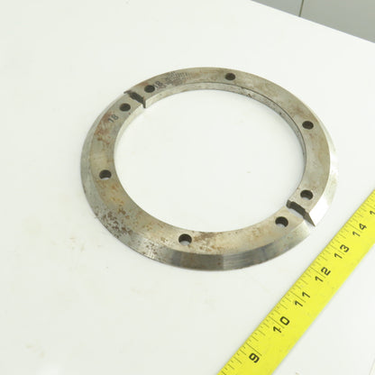 NG Heat Treat G-67 Split Ring Shear Slitter Blade 6" ID x 8-1/4" OD x 3/8"H