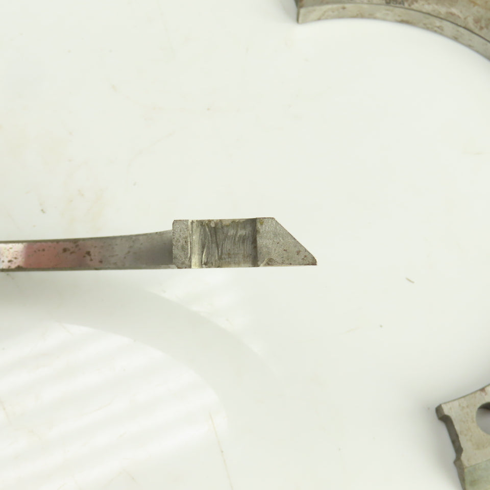NG Heat Treat G-67 Split Ring Shear Slitter Blade 6" ID x 8-1/4" OD x 3/8"H