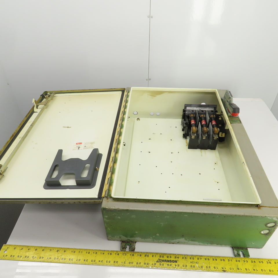 Hoffman A-30SA2208LP Enclosure W/Allen Bradley Disconnect 1494V-DS30 30A 600VAC