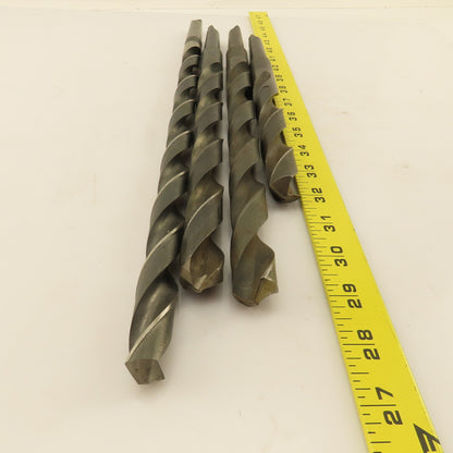 Misc. Lot Drill Bits 2MT Tapered High Speed Steel 47/64" & 55/64" Lot of 4