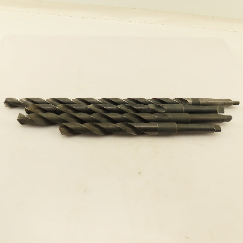 Misc. Lot Drill Bits 2MT Tapered High Speed Steel 47/64" & 55/64" Lot of 4