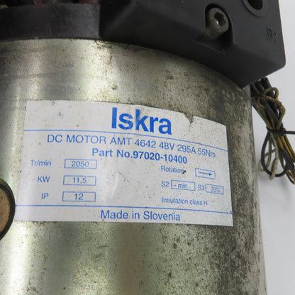 Iskra 97020-10400 48V DC Motor W/Haldex Hydraulic Pump MCF 97071-00300