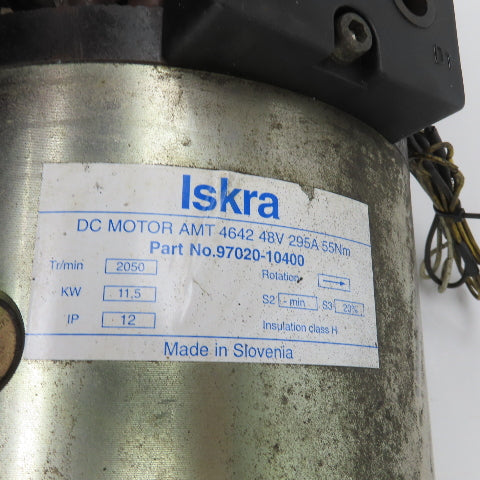 Iskra 97020-10400 48V DC Motor W/Haldex Hydraulic Pump MCF 97071-00300