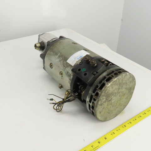 Iskra 97020-10400 48V DC Motor W/Haldex Hydraulic Pump MCF 97071-00300