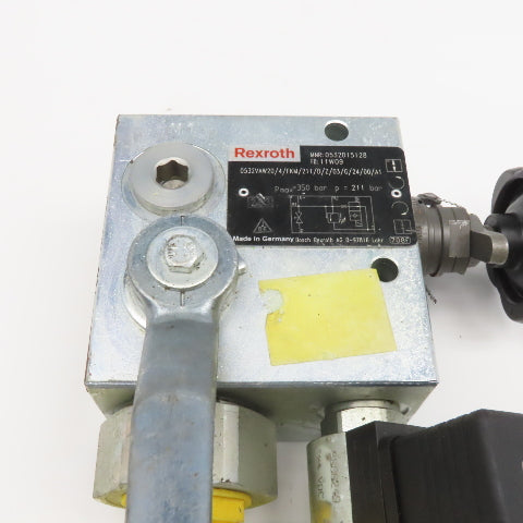 Rexroth 0532VAW20/4/FKM/211/D/Z/03/G/24/00/A1 Accumulator Shut Off Block 24VDC