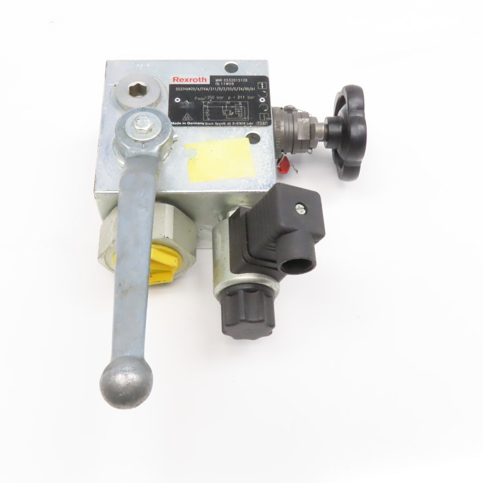 Rexroth 0532VAW20/4/FKM/211/D/Z/03/G/24/00/A1 Accumulator Shut Off Block 24VDC