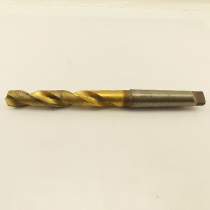 28.5mm 2 Flute Twist Drill 4MT Taper 13-1/8" OAL TiN Coated