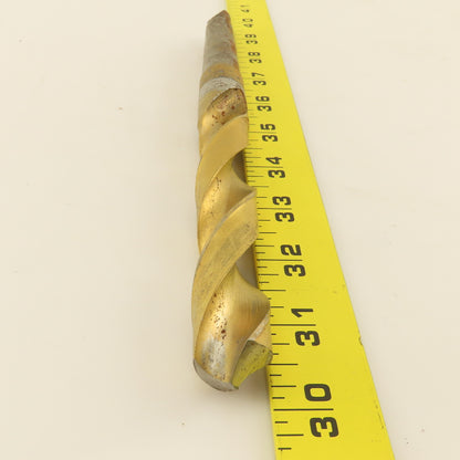 Cleveland 13/16" 2 Flute Twist Drill 2MT Taper 9-1/4" OAL TiN Coated
