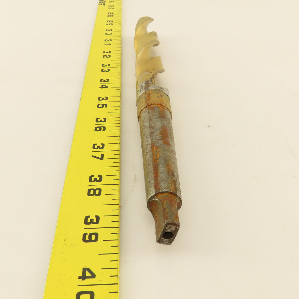 Cleveland 13/16" 2 Flute Twist Drill 2MT Taper 9-1/4" OAL TiN Coated