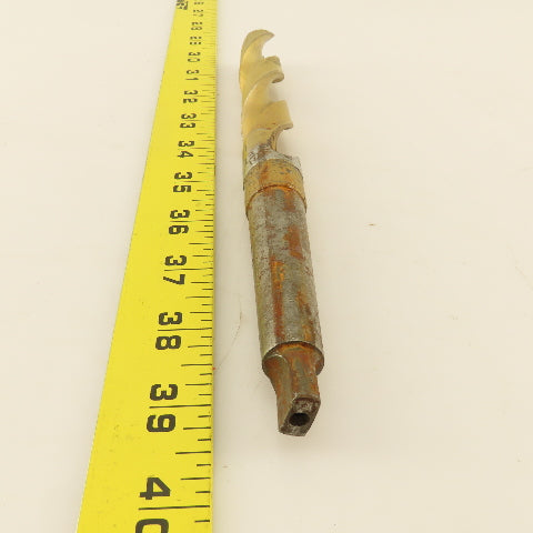 Cleveland 13/16" 2 Flute Twist Drill 2MT Taper 9-1/4" OAL TiN Coated