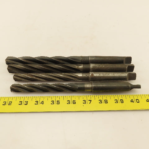 Msc. Spiral 4 Flute Hand Reamer 2MT Lot of 4