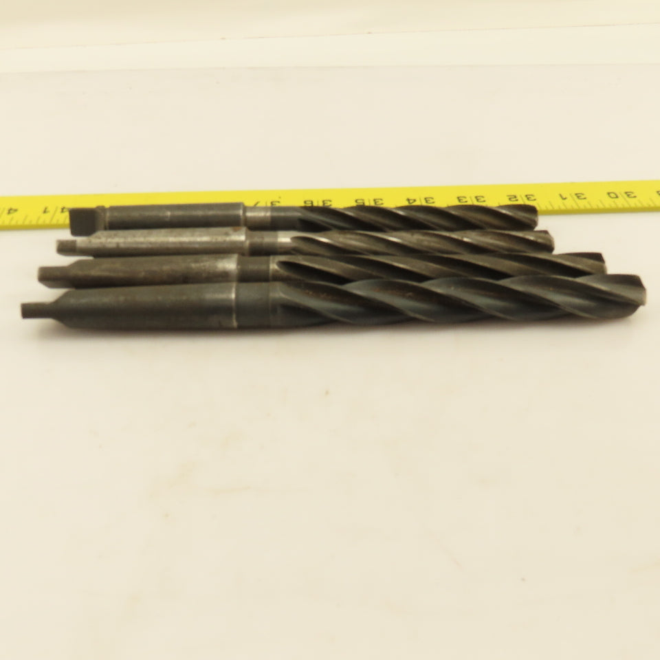 Msc. Spiral 4 Flute Hand Reamer 2MT Lot of 4