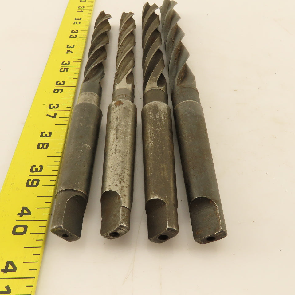Msc. Spiral 4 Flute Hand Reamer 2MT Lot of 4